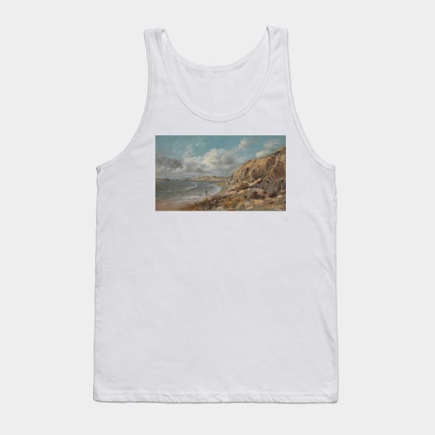 Coast Scene at Cullercoats near Whitley Bay by John Linnell Tank Top by Classic Art Stall